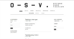 Desktop Screenshot of o-s-v.dk